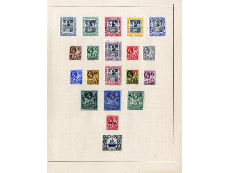1869/1913 (ca.), ungebrauchte und gestempelte Sammlung mit vielen Shilling-Werten; einige fehlerhaft bzw. recht fest eingekle