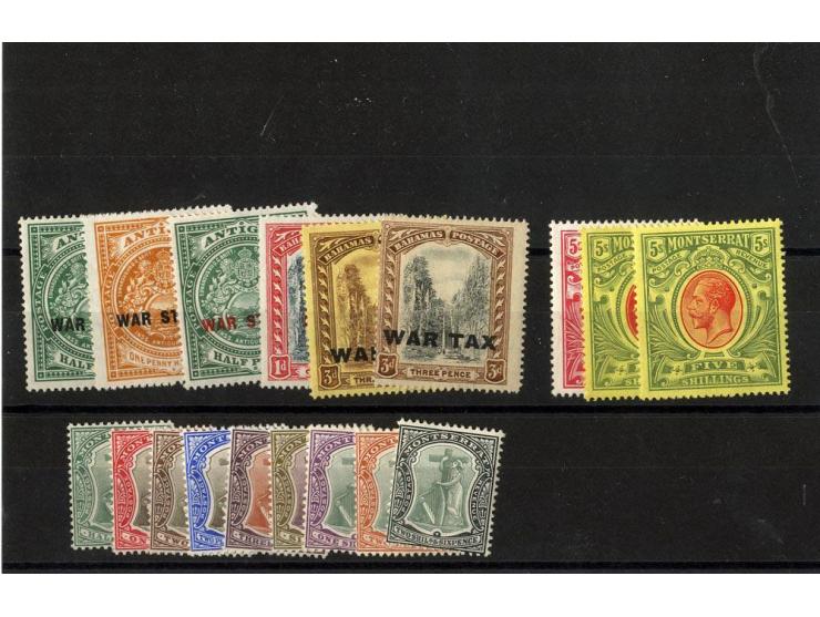 1869/1913 (ca.), ungebrauchte und gestempelte Sammlung mit vielen Shilling-Werten; einige fehlerhaft bzw. recht fest eingekle