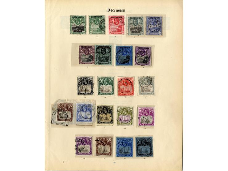 1922/34, gestempelte kpl. Sammlung mit einigen Doublettten, ex Sammlung "Frankfurt"