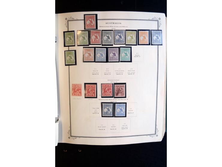 1850/1975 (ca.), ungebrauchte, postfrische und zusätzlich gestempelte Sammlung im Scott-Album, etwas spezialisiert mit vielen