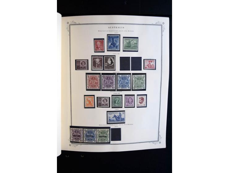 1850/1975 (ca.), ungebrauchte, postfrische und zusätzlich gestempelte Sammlung im Scott-Album, etwas spezialisiert mit vielen