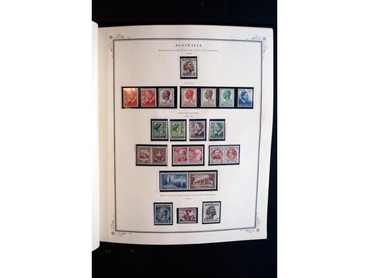 1850/1975 (ca.), ungebrauchte, postfrische und zusätzlich gestempelte Sammlung im Scott-Album, etwas spezialisiert mit vielen