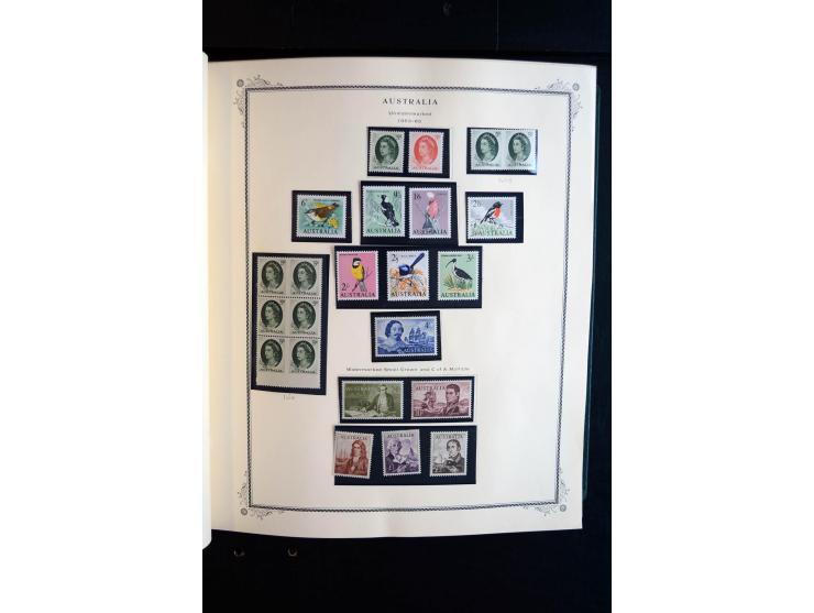 1850/1975 (ca.), ungebrauchte, postfrische und zusätzlich gestempelte Sammlung im Scott-Album, etwas spezialisiert mit vielen