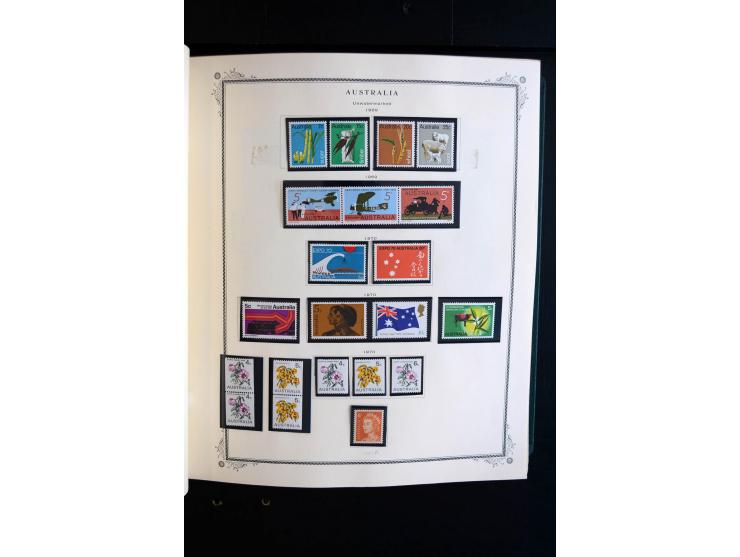 1850/1975 (ca.), ungebrauchte, postfrische und zusätzlich gestempelte Sammlung im Scott-Album, etwas spezialisiert mit vielen