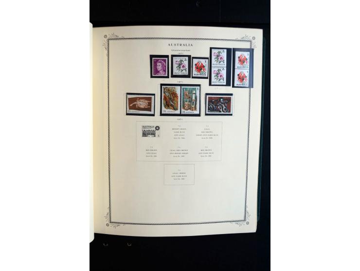 1850/1975 (ca.), ungebrauchte, postfrische und zusätzlich gestempelte Sammlung im Scott-Album, etwas spezialisiert mit vielen