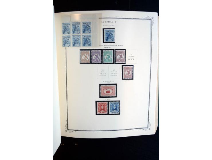 1850/1975 (ca.), ungebrauchte, postfrische und zusätzlich gestempelte Sammlung im Scott-Album, etwas spezialisiert mit vielen