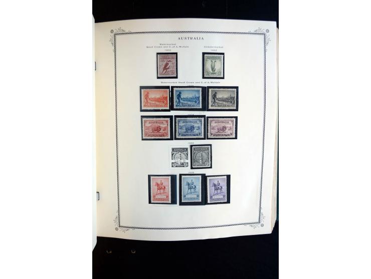 1850/1975 (ca.), ungebrauchte, postfrische und zusätzlich gestempelte Sammlung im Scott-Album, etwas spezialisiert mit vielen