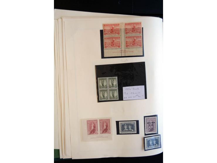 1850/1975 (ca.), ungebrauchte, postfrische und zusätzlich gestempelte Sammlung im Scott-Album, etwas spezialisiert mit vielen