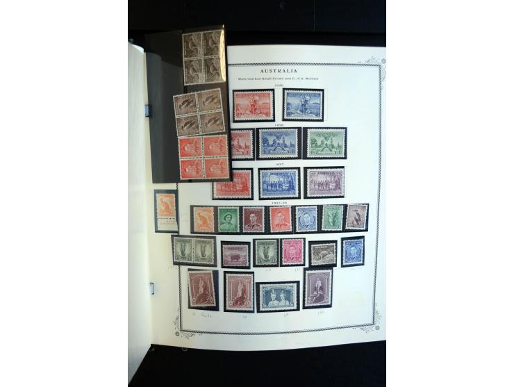 1850/1975 (ca.), ungebrauchte, postfrische und zusätzlich gestempelte Sammlung im Scott-Album, etwas spezialisiert mit vielen