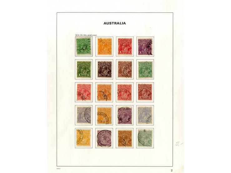 1913/95, postfrische, ungebrauchte und gestempelte Sammlung mit guten Ausgaben (SG nach Angabe des Einlieferers ca. £ 6.000,-