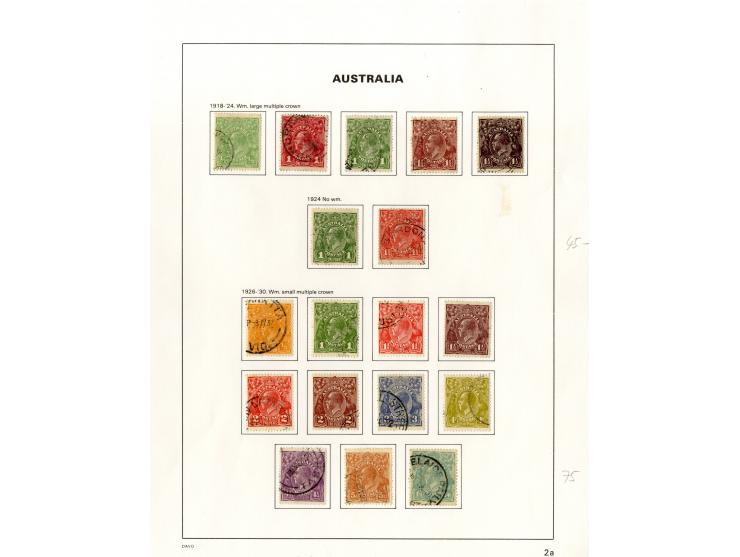 1913/95, postfrische, ungebrauchte und gestempelte Sammlung mit guten Ausgaben (SG nach Angabe des Einlieferers ca. £ 6.000,-