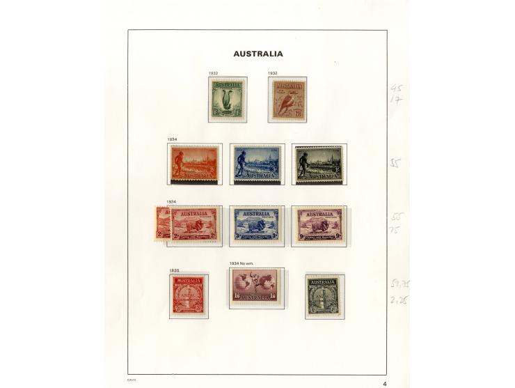 1913/95, postfrische, ungebrauchte und gestempelte Sammlung mit guten Ausgaben (SG nach Angabe des Einlieferers ca. £ 6.000,-