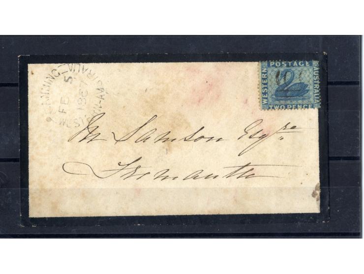 1852/1900, etwa 40 frankierte Briefe, dabei viele interessante und seltene Stücke, meist Auslandspost mit auch frühen Farbfra