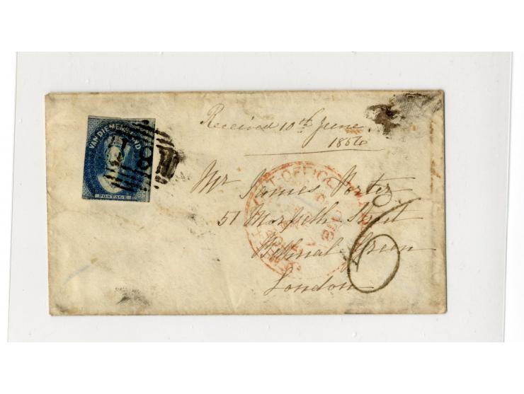 1852/1900, etwa 40 frankierte Briefe, dabei viele interessante und seltene Stücke, meist Auslandspost mit auch frühen Farbfra