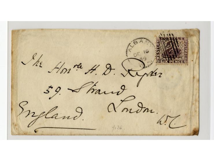 1852/1900, etwa 40 frankierte Briefe, dabei viele interessante und seltene Stücke, meist Auslandspost mit auch frühen Farbfra