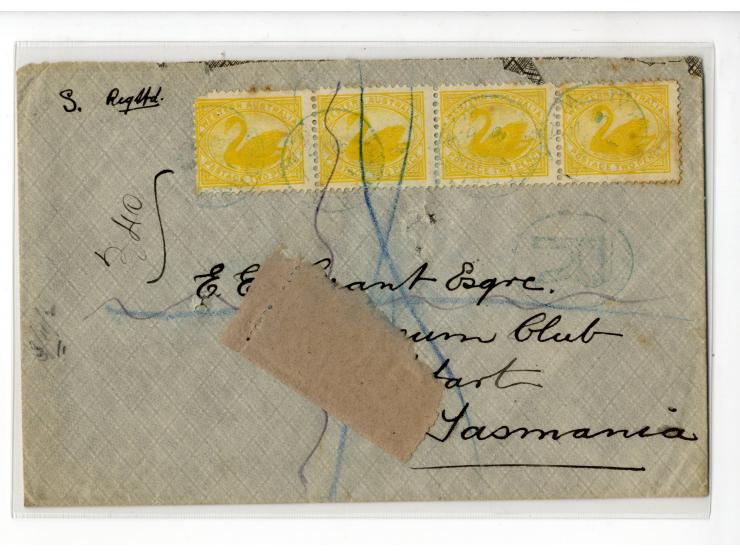 1852/1900, etwa 40 frankierte Briefe, dabei viele interessante und seltene Stücke, meist Auslandspost mit auch frühen Farbfra