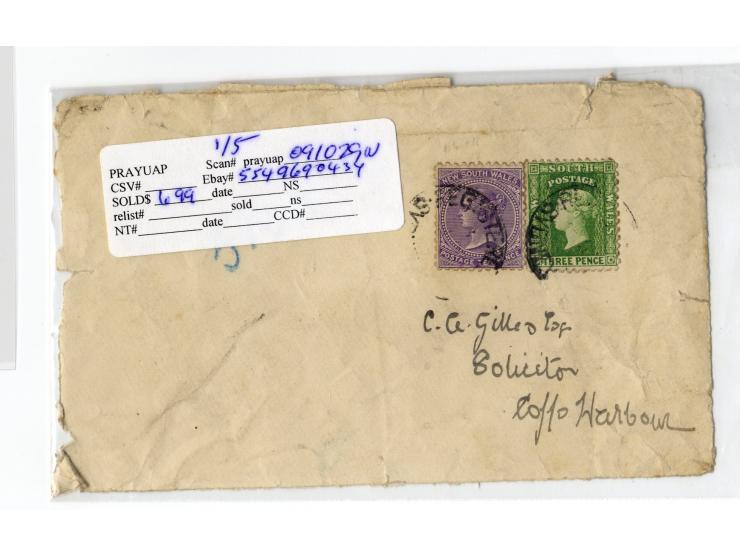 1852/1900, etwa 40 frankierte Briefe, dabei viele interessante und seltene Stücke, meist Auslandspost mit auch frühen Farbfra