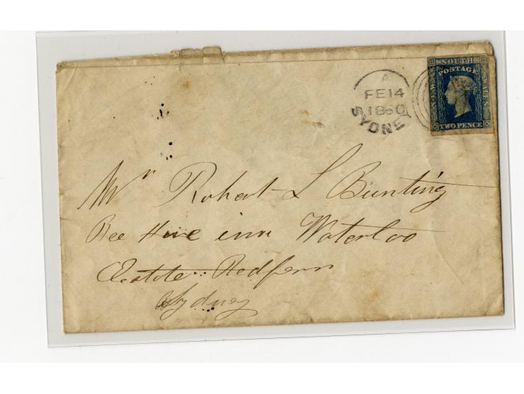 1852/1900, etwa 40 frankierte Briefe, dabei viele interessante und seltene Stücke, meist Auslandspost mit auch frühen Farbfra