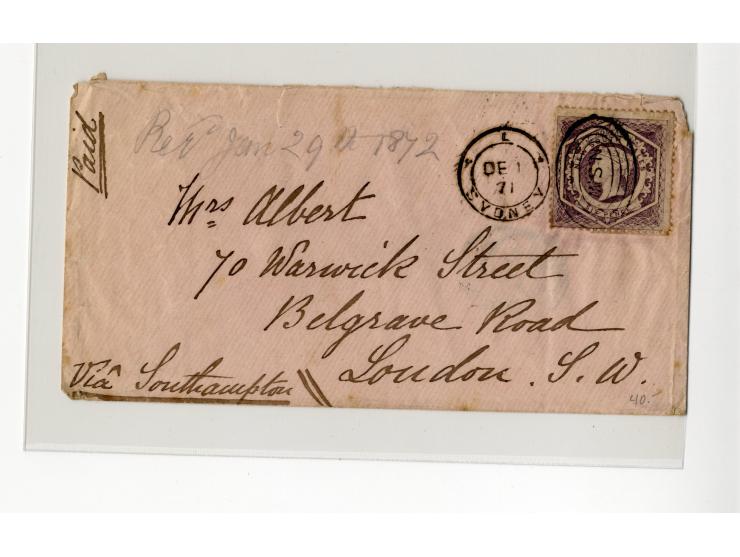 1852/1900, etwa 40 frankierte Briefe, dabei viele interessante und seltene Stücke, meist Auslandspost mit auch frühen Farbfra