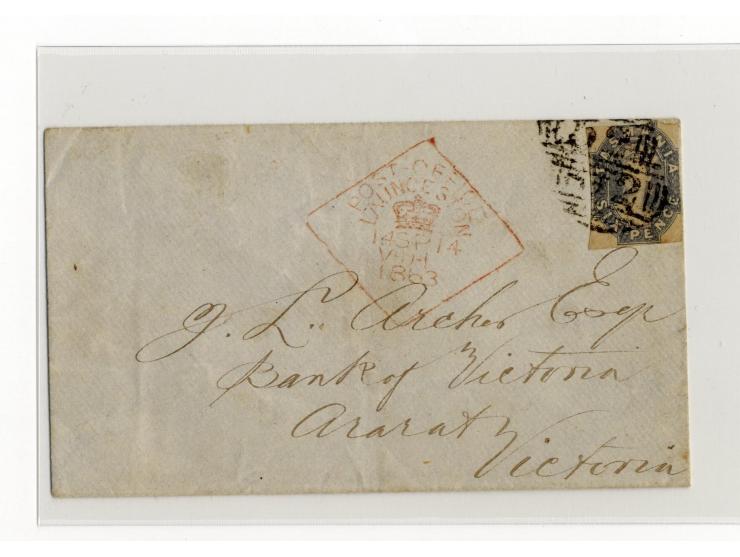 1852/1900, etwa 40 frankierte Briefe, dabei viele interessante und seltene Stücke, meist Auslandspost mit auch frühen Farbfra