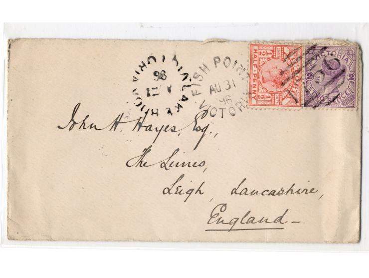 1852/1900, etwa 40 frankierte Briefe, dabei viele interessante und seltene Stücke, meist Auslandspost mit auch frühen Farbfra