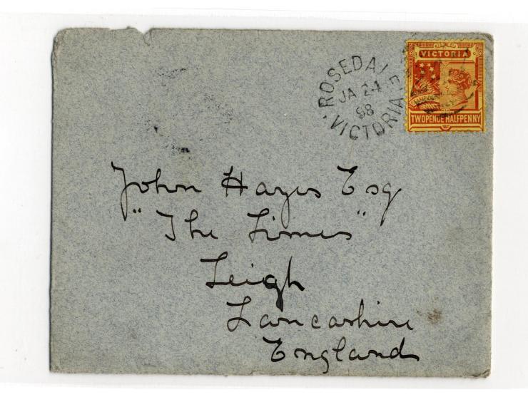 1852/1900, etwa 40 frankierte Briefe, dabei viele interessante und seltene Stücke, meist Auslandspost mit auch frühen Farbfra
