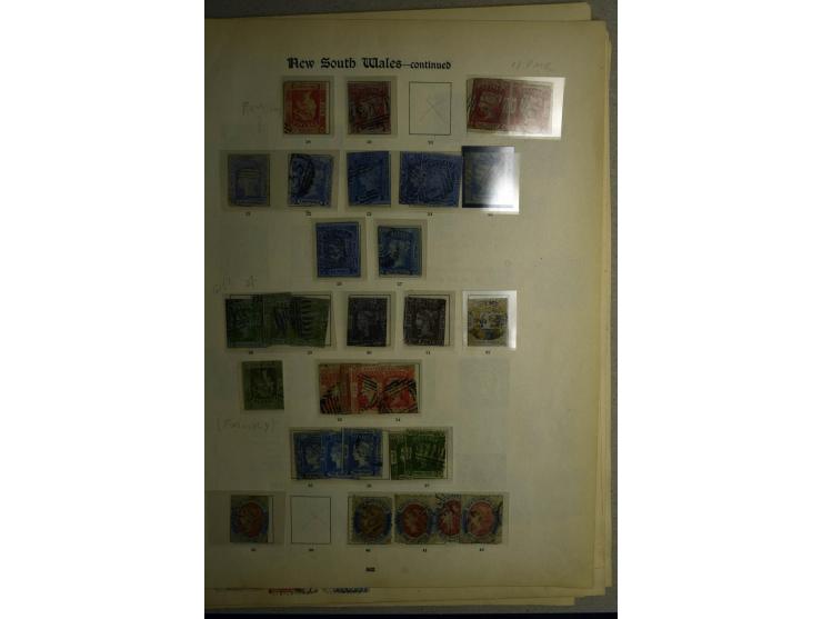 1850/1906, überwiegend gestempelte Sammlung mit u.a. Mi.-Nr. 1 (3+Paar), 2 (5), 3 (3), 9, 16, 60a (sign. Bühler), W1 und 2 et