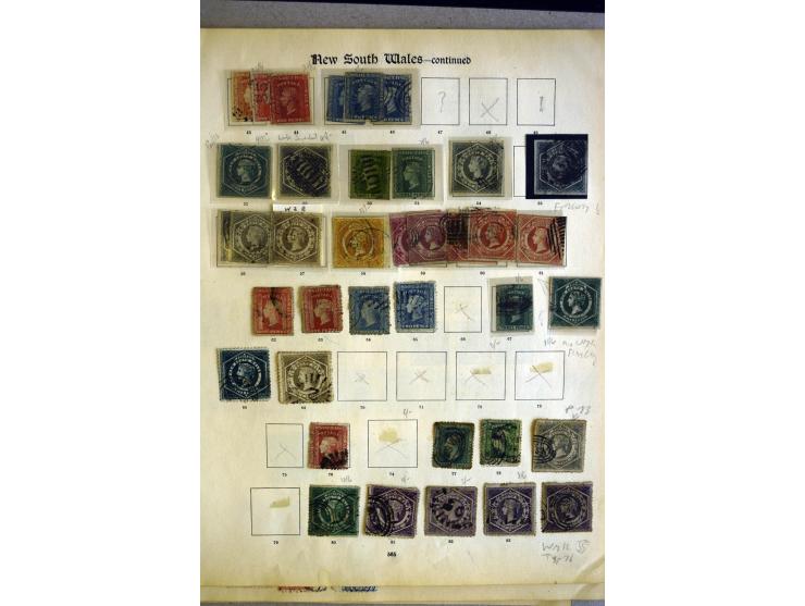 1850/1906, überwiegend gestempelte Sammlung mit u.a. Mi.-Nr. 1 (3+Paar), 2 (5), 3 (3), 9, 16, 60a (sign. Bühler), W1 und 2 et