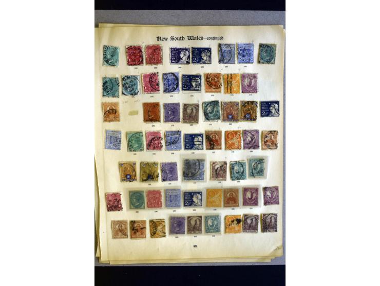 1850/1906, überwiegend gestempelte Sammlung mit u.a. Mi.-Nr. 1 (3+Paar), 2 (5), 3 (3), 9, 16, 60a (sign. Bühler), W1 und 2 et