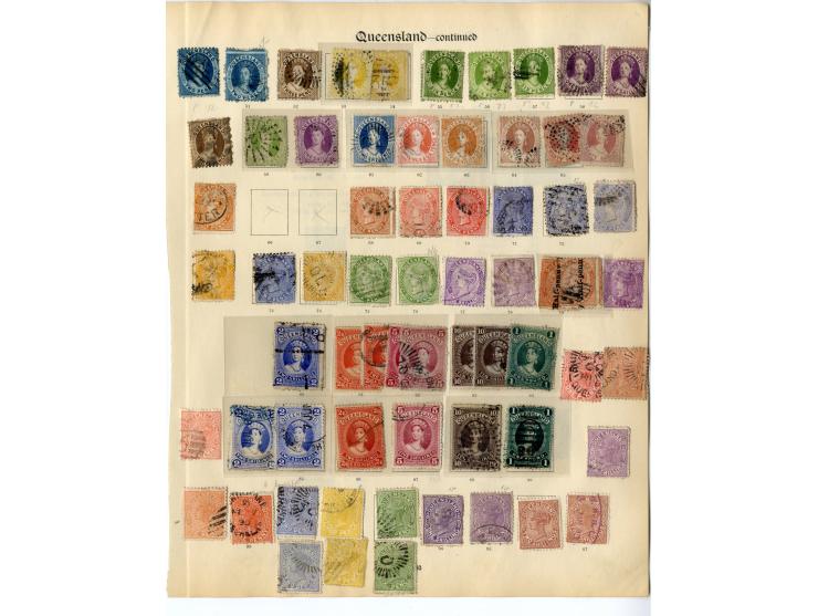 1860/1907, gestempelte Sammlung mit u.a. Mi.-Nr. 1-3, 107-08 etc., ex Sammlung "Frankfurt"