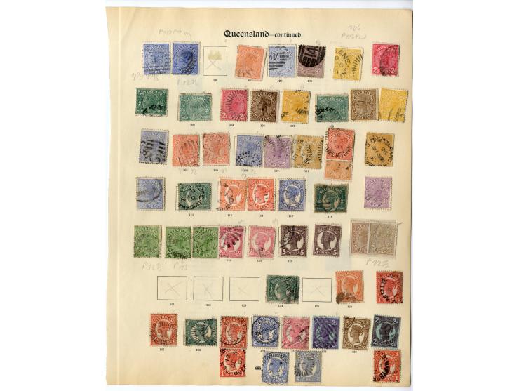 1860/1907, gestempelte Sammlung mit u.a. Mi.-Nr. 1-3, 107-08 etc., ex Sammlung "Frankfurt"