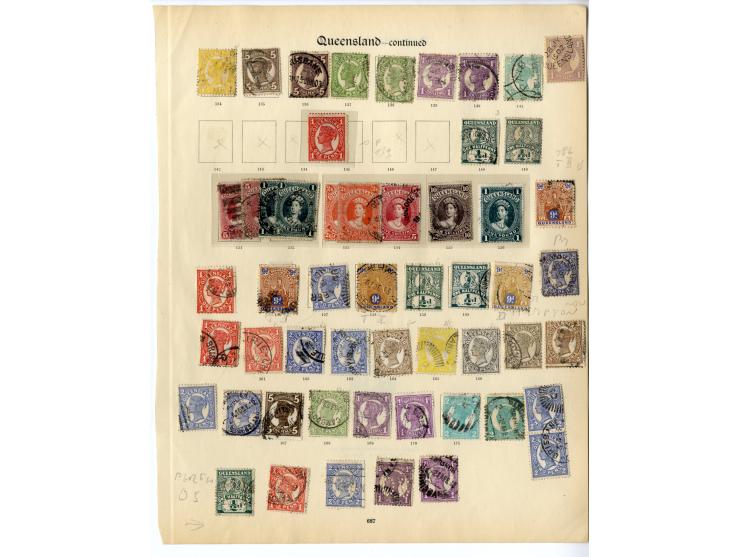 1860/1907, gestempelte Sammlung mit u.a. Mi.-Nr. 1-3, 107-08 etc., ex Sammlung "Frankfurt"