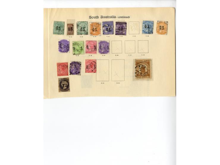 1855/1906, ungebrauchte und gestempelte Sammlung mit u.a. Mi.-Nr. 1-7 teils mehrfach, 60-67 mit Aufdruck "SPECIMEN" etc., ex 