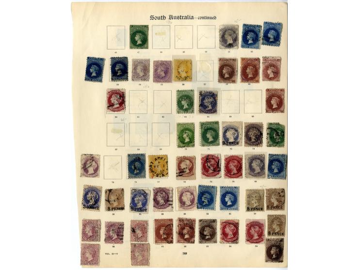 1855/1906, ungebrauchte und gestempelte Sammlung mit u.a. Mi.-Nr. 1-7 teils mehrfach, 60-67 mit Aufdruck "SPECIMEN" etc., ex 