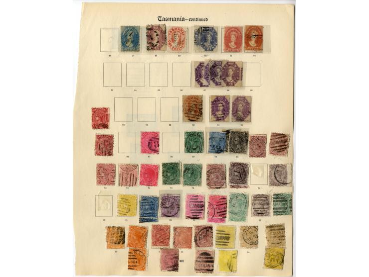 1853/1906, gestempelte Sammlung mit u.a. Mi.-Nr. 1, 2 (2), 3, 4 etc., ex Sammlung "Frankfurt"