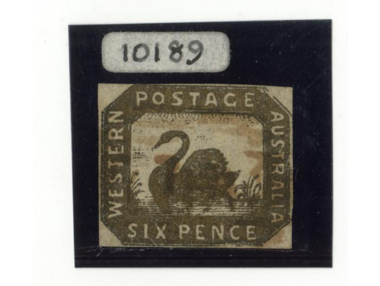 1854/1912, fast ausschließlich gestempelte Sammlung mit u.a. Mi.-Nr. 1 (3), 2, 3 (2), 4Ba, 4Bb (Fotoattest Brandon), 5 (2) et