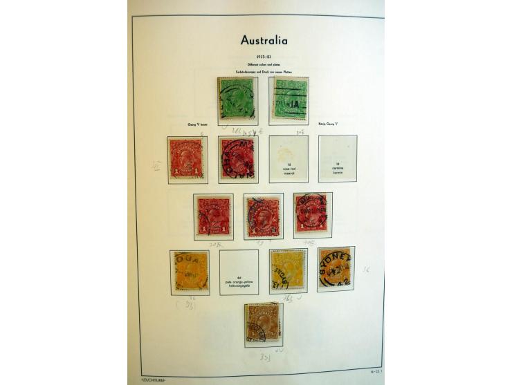 1913/88, ungebrauchte und gestempelte Sammlung mit u.a. Mi.-Nr. 14 ungebraucht, 15 ungebraucht, 16, 17, Specimen, 18 Specimen