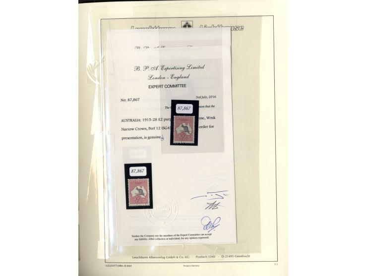1913/2013, schöne gestempelte Sammlung mit einer Vielzahl bessere Werte, dabei u.a. SG.-Nr. 16, 44 und 45b, je mit neuem (201