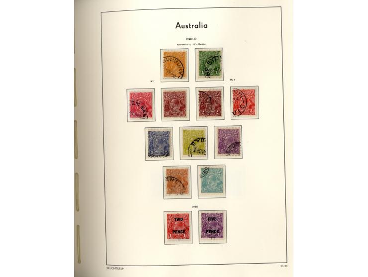 1913/2013, schöne gestempelte Sammlung mit einer Vielzahl bessere Werte, dabei u.a. SG.-Nr. 16, 44 und 45b, je mit neuem (201