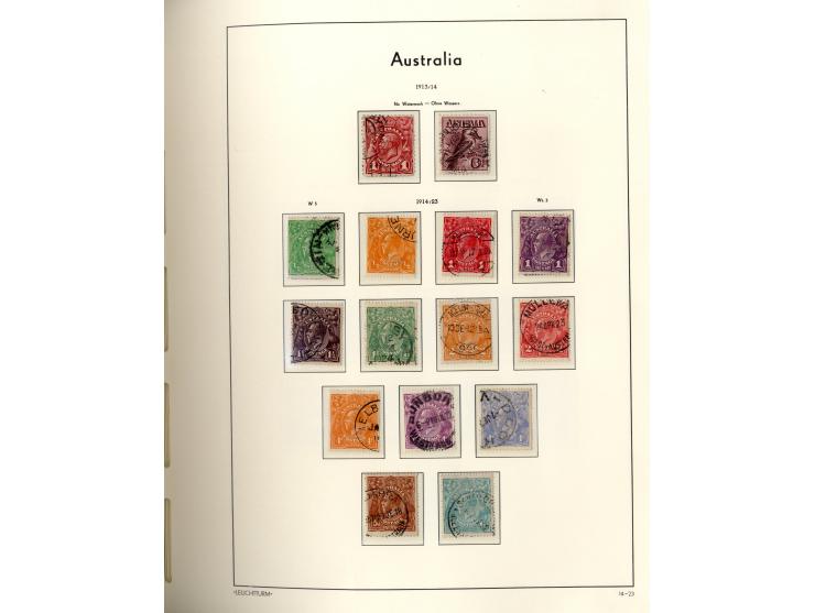 1913/2013, schöne gestempelte Sammlung mit einer Vielzahl bessere Werte, dabei u.a. SG.-Nr. 16, 44 und 45b, je mit neuem (201