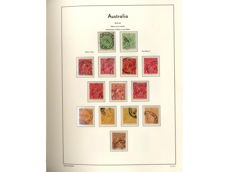 1913/2013, schöne gestempelte Sammlung mit einer Vielzahl bessere Werte, dabei u.a. SG.-Nr. 16, 44 und 45b, je mit neuem (201