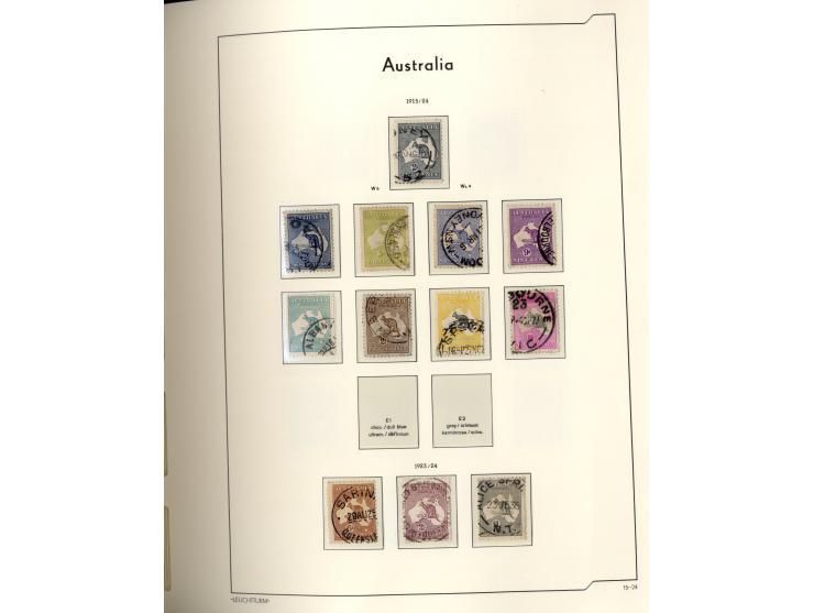 1913/2013, schöne gestempelte Sammlung mit einer Vielzahl bessere Werte, dabei u.a. SG.-Nr. 16, 44 und 45b, je mit neuem (201
