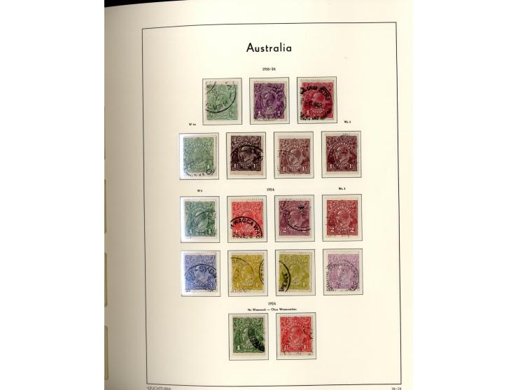 1913/2013, schöne gestempelte Sammlung mit einer Vielzahl bessere Werte, dabei u.a. SG.-Nr. 16, 44 und 45b, je mit neuem (201