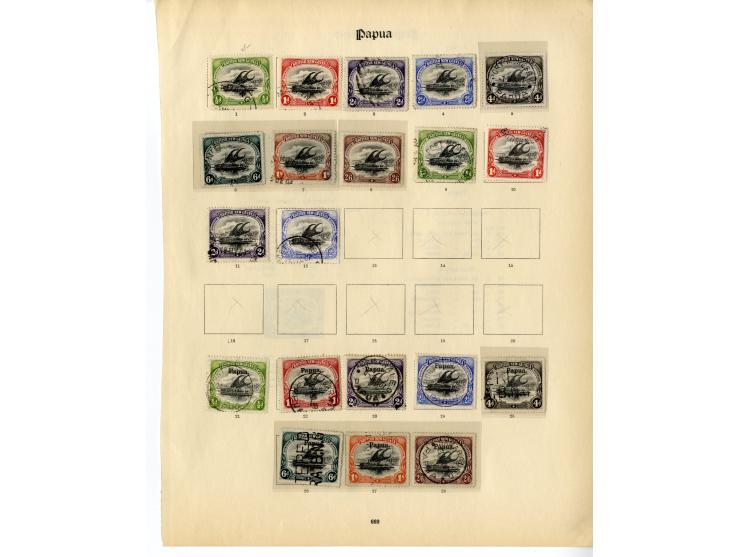 1901/32, überwiegend gestempelte Sammlung mit u.a. Mi.-Nr. 8 ungebraucht, 79-94 etc., ex Sammlung "Frankfurt"
