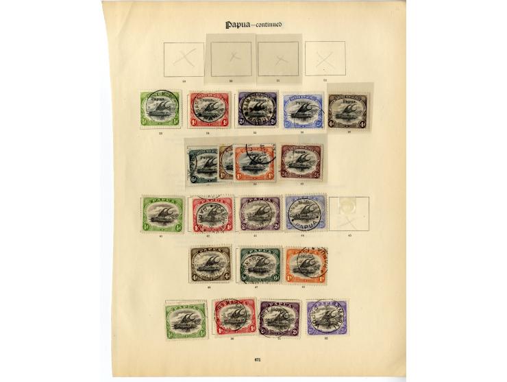 1901/32, überwiegend gestempelte Sammlung mit u.a. Mi.-Nr. 8 ungebraucht, 79-94 etc., ex Sammlung "Frankfurt"
