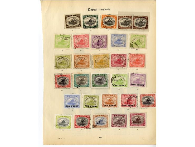 1901/32, überwiegend gestempelte Sammlung mit u.a. Mi.-Nr. 8 ungebraucht, 79-94 etc., ex Sammlung "Frankfurt"