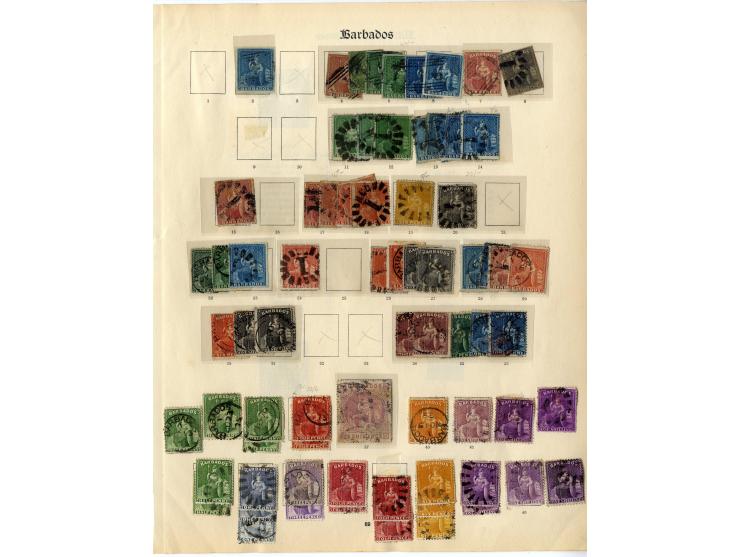 1852/1935, gestempelte Sammlung mit guten Werten und Sätzen, teils Beanstandungen, dazu etwas Barbuda, ex Sammlung "Frankfurt