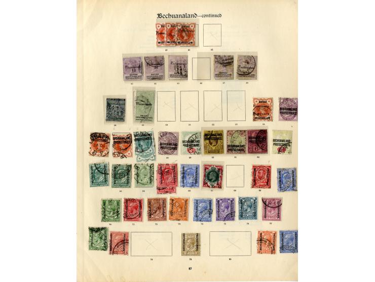 1885/1935, ungebrauchte und gestempelte Sammlung mit u.a. Mi.-Nr. 1-8, 19, 20, 21, 27 etc., ex Sammlung "Frankfurt"