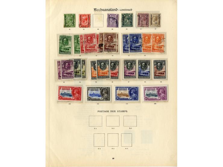 1885/1935, ungebrauchte und gestempelte Sammlung mit u.a. Mi.-Nr. 1-8, 19, 20, 21, 27 etc., ex Sammlung "Frankfurt"