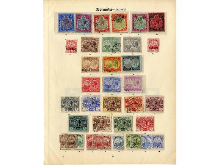 1865/1938, ungebrauchte und gestempelte Sammlung mit guten Werten und Sätzen, ex Sammlung "Frankfurt"